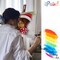 2Pcs Paint and Sip Kit for Adults,Pre Drawn Canvas(Christmas Girls)0.01 x 0.01 x 0.01 inches